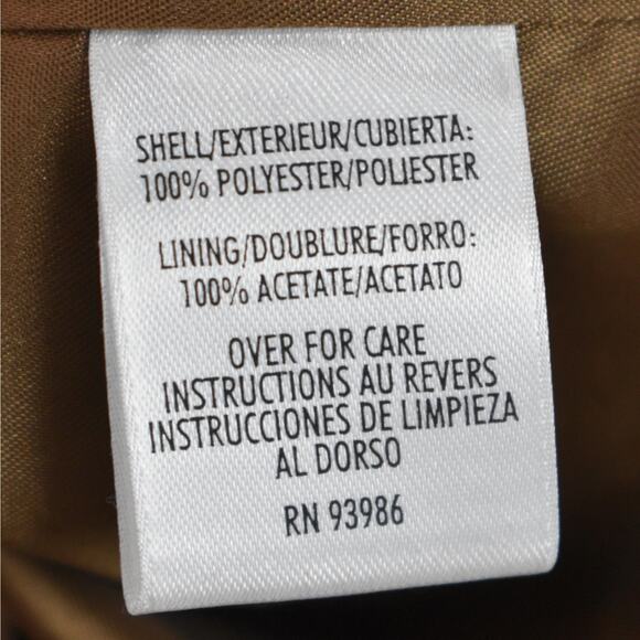 Vintage faux suede embroidered skirt dark caramel brown 10 petite western boho - Picture 6 of 9